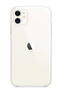 Apple Silicone Clear Back Cov iPhone 11