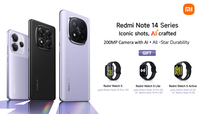 Redmi Note 14 series. Iconic shots AI crafted